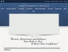 Tablet Screenshot of garyculbertson.com
